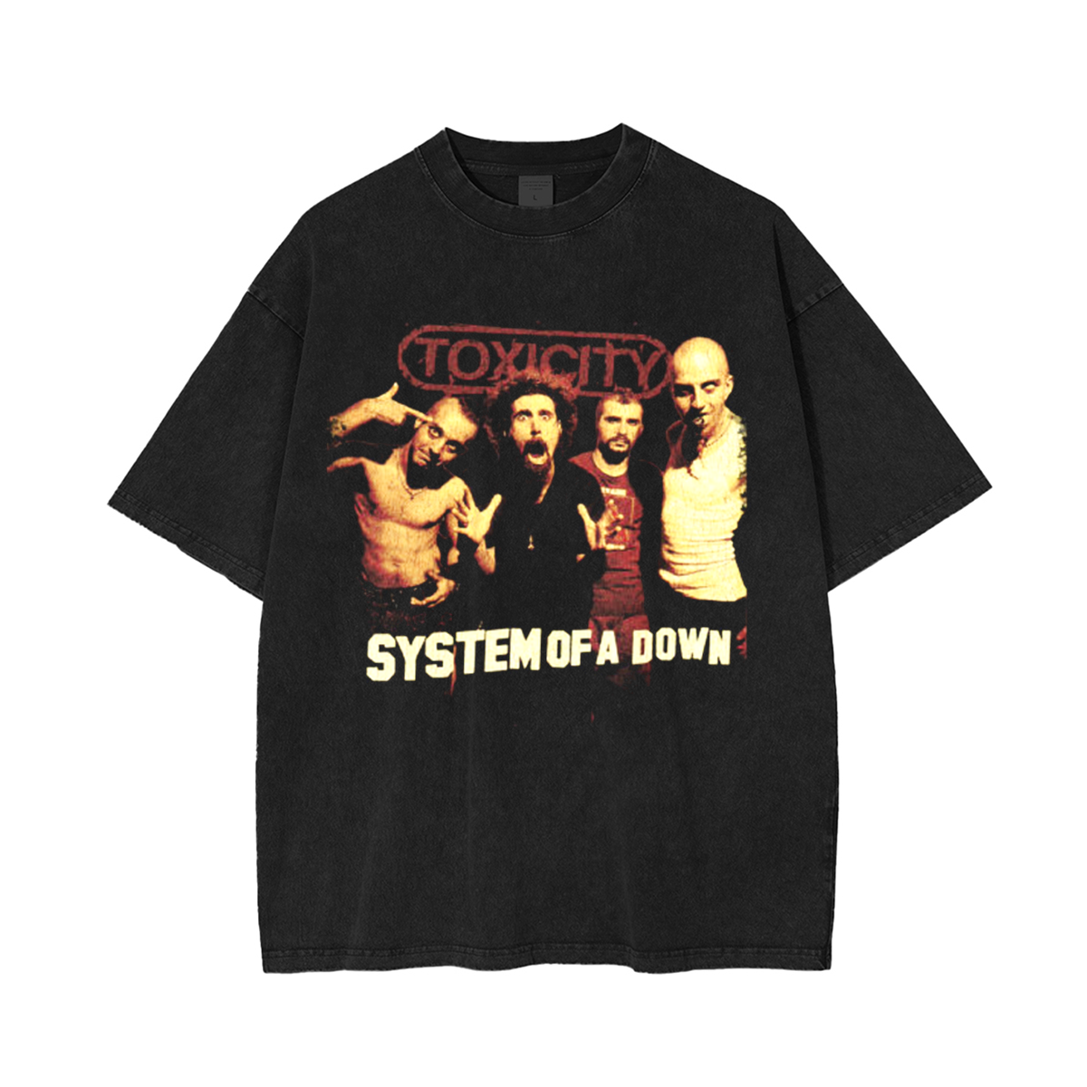 System of a Down Custom Vintage Washed Unisex T-Shirt