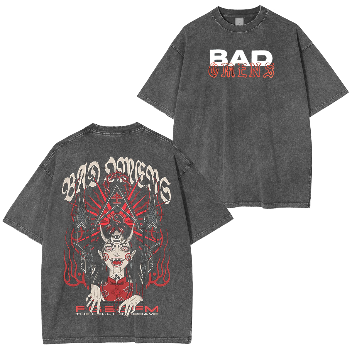 BAD OMENS No Religion Washed Unisex T-Shirt