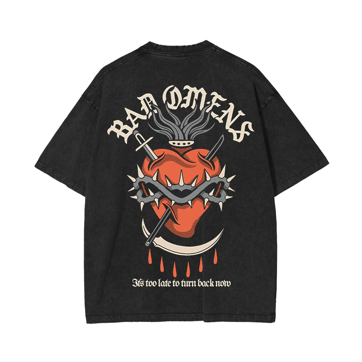 Bad Omens It��s Too Late To Turn Back Now Washed Unisex T-Shirt