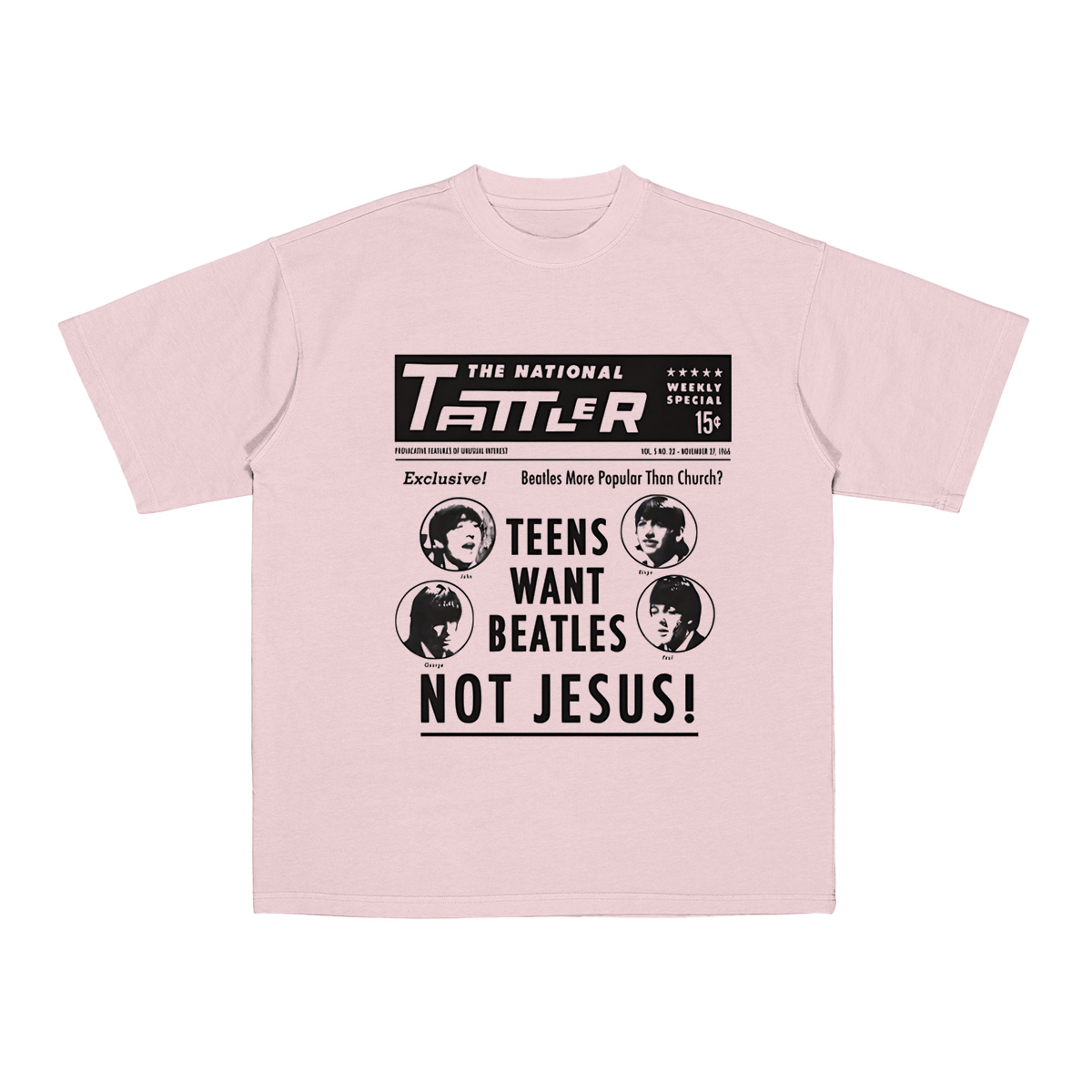 The Beatles Cotton Unisex T-shirt