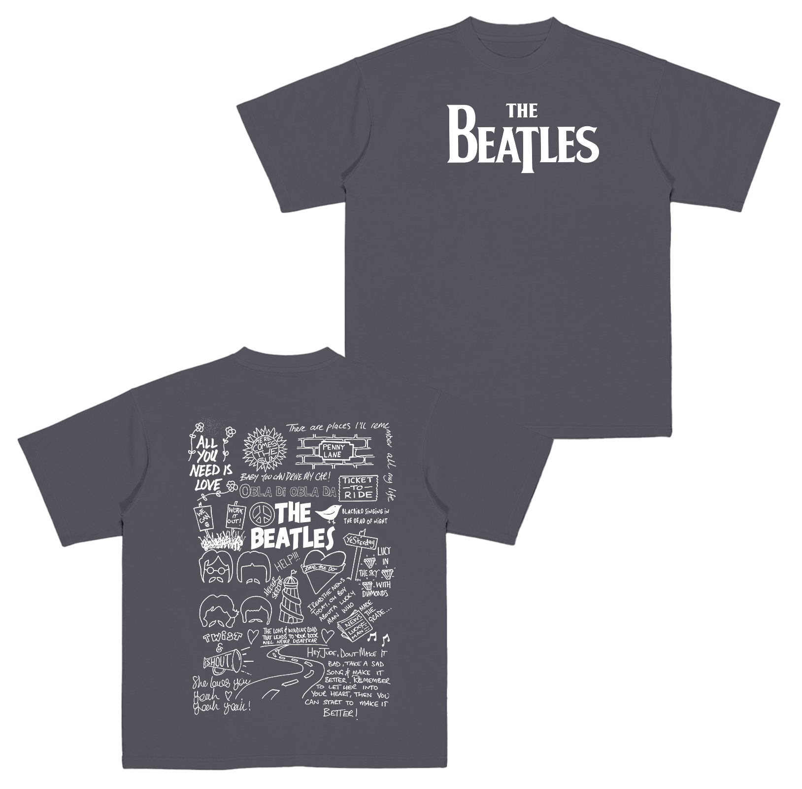 The Beatles Cotton Unisex T-shirt