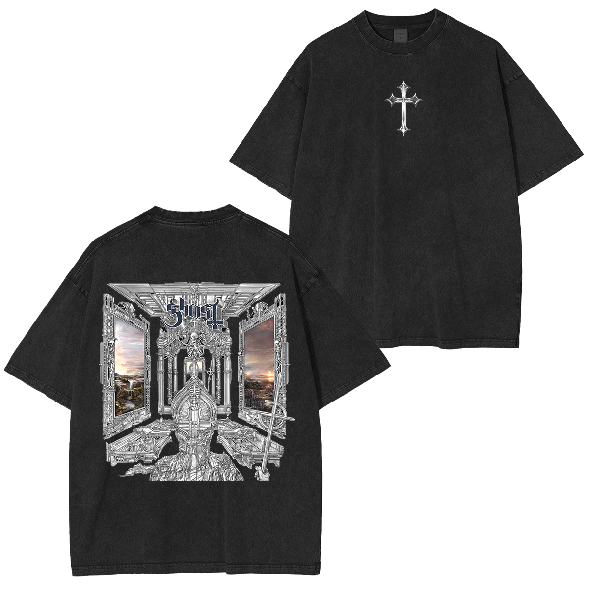 Ghost Band album Washed Unisex T-Shirt