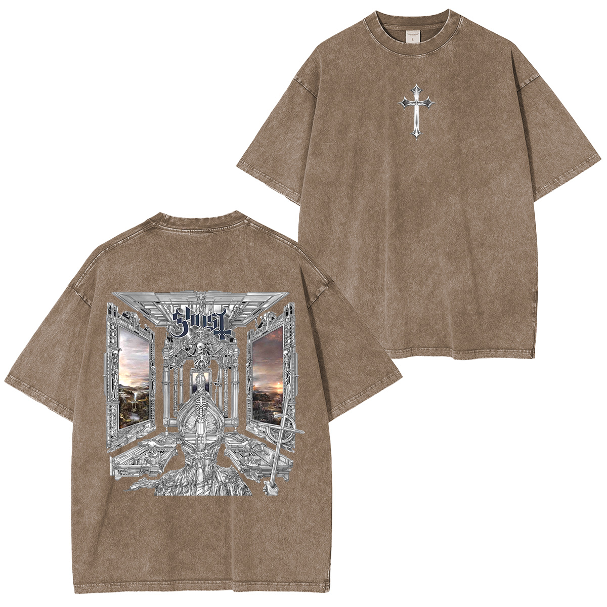 Ghost Band album Washed Unisex T-Shirt