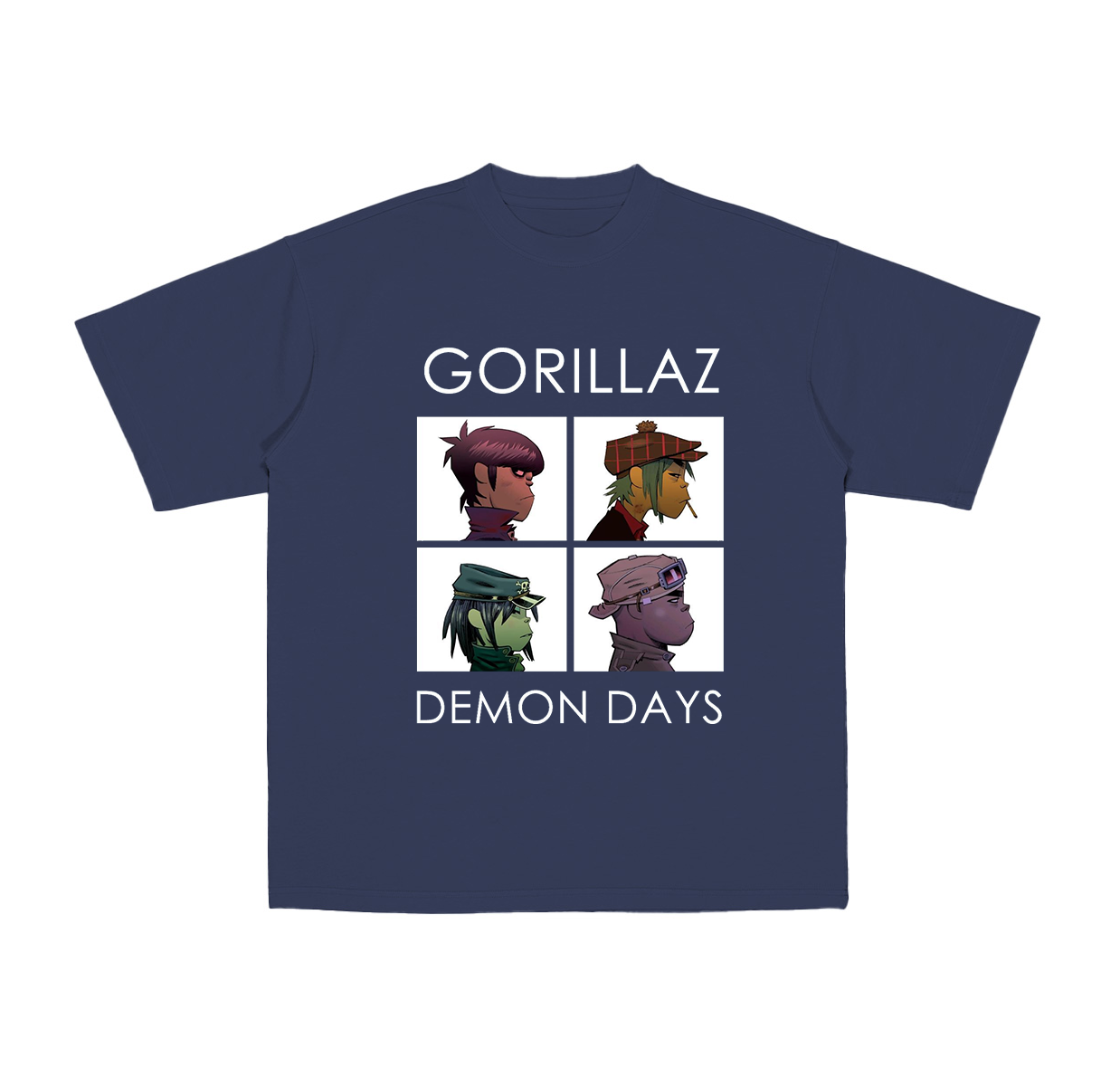 Gorillaz Demon Days Cotton Unisex T-shirt