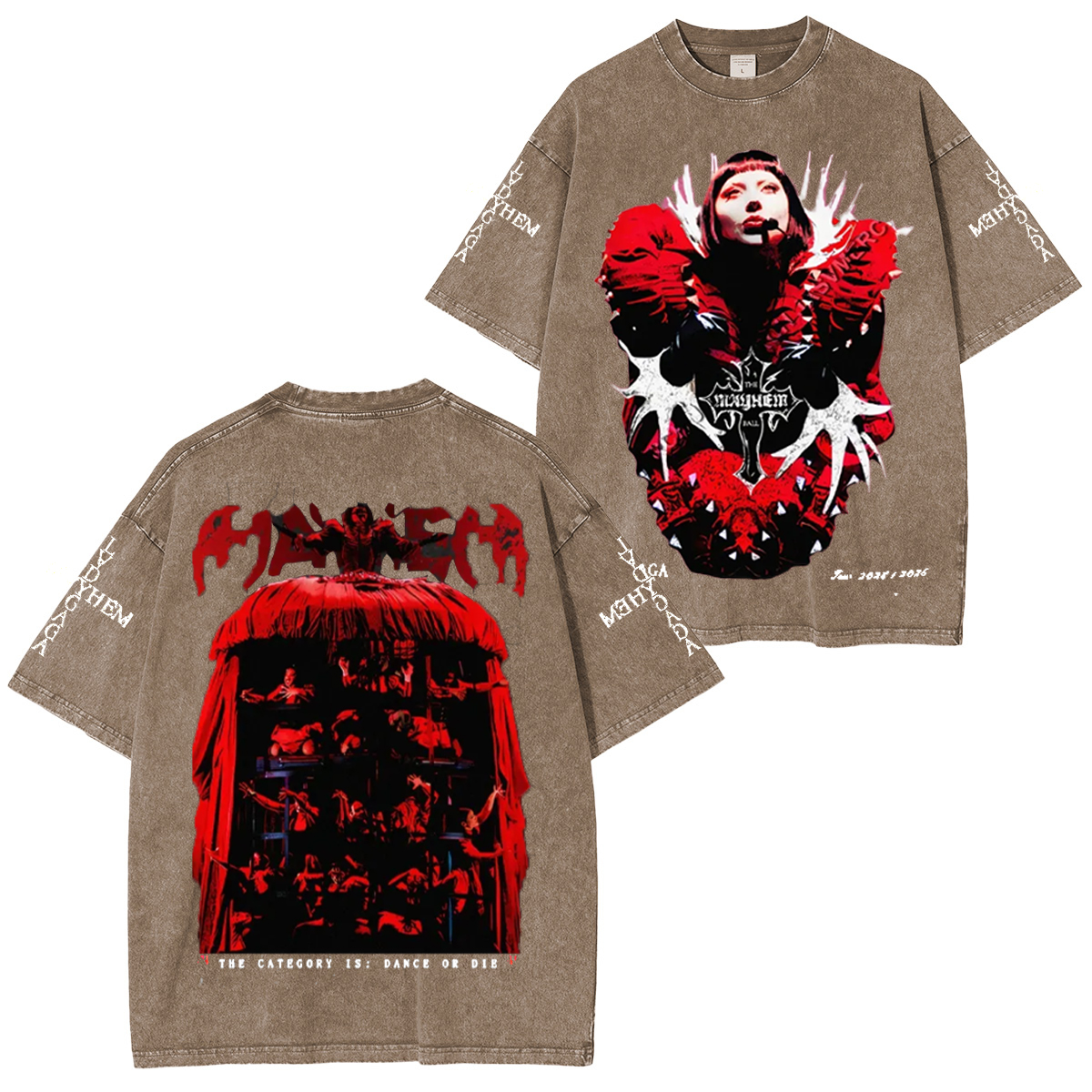 Lady Gaga  Washed Unisex T-Shirt