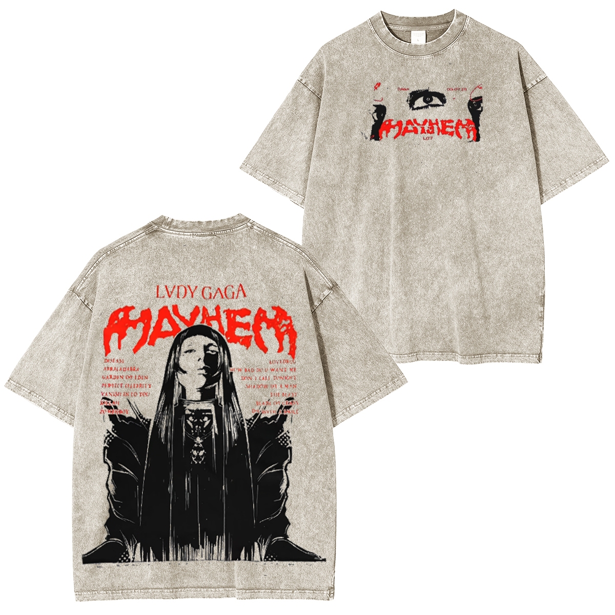 Lady Gaga Washed Unisex T-Shirt