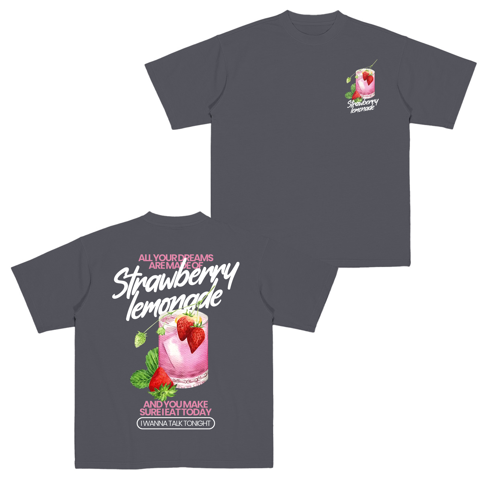 All your dreams are made of strawberry lemonade,Oasis Cotton Unisex T-shirt
