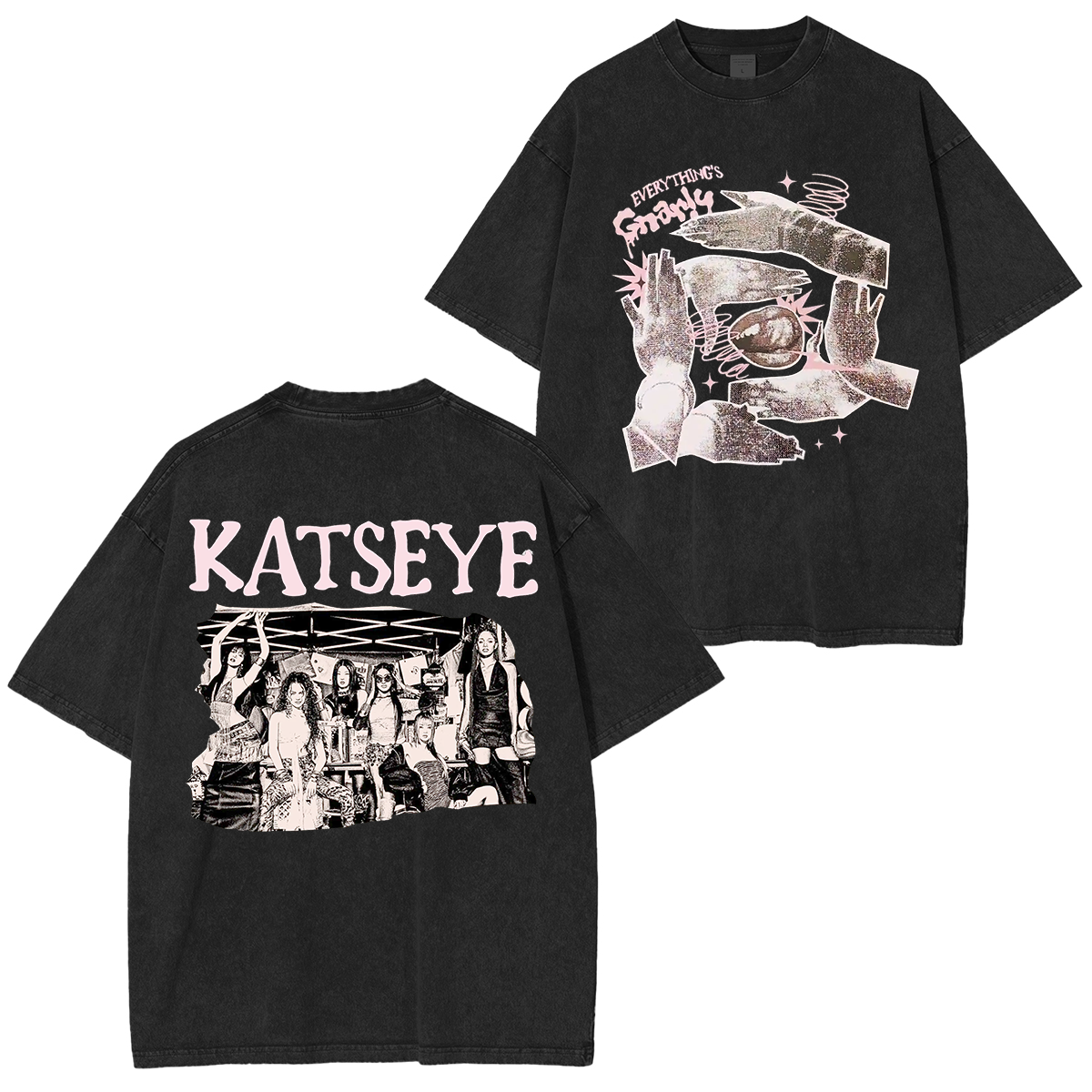 Katseye Washed Unisex T-Shirt