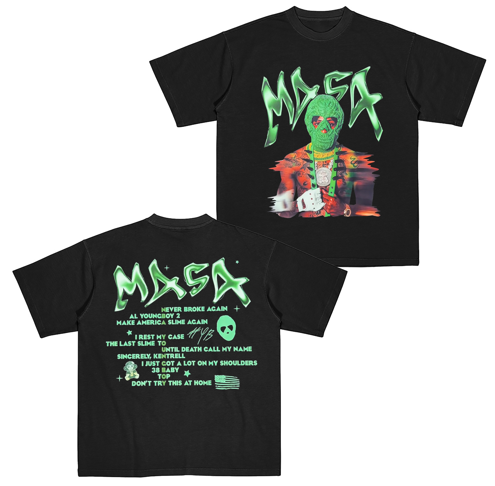 Youngboy 2025 Masa Tour Cotton Unisex T-shirt
