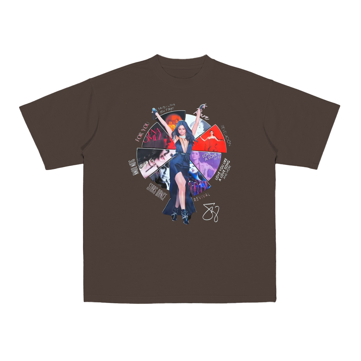 SELENAGOMEZ ALBUM  Cotton Unisex T-shirt