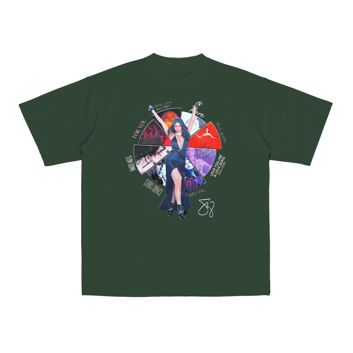 SELENAGOMEZ ALBUM  Cotton Unisex T-shirt