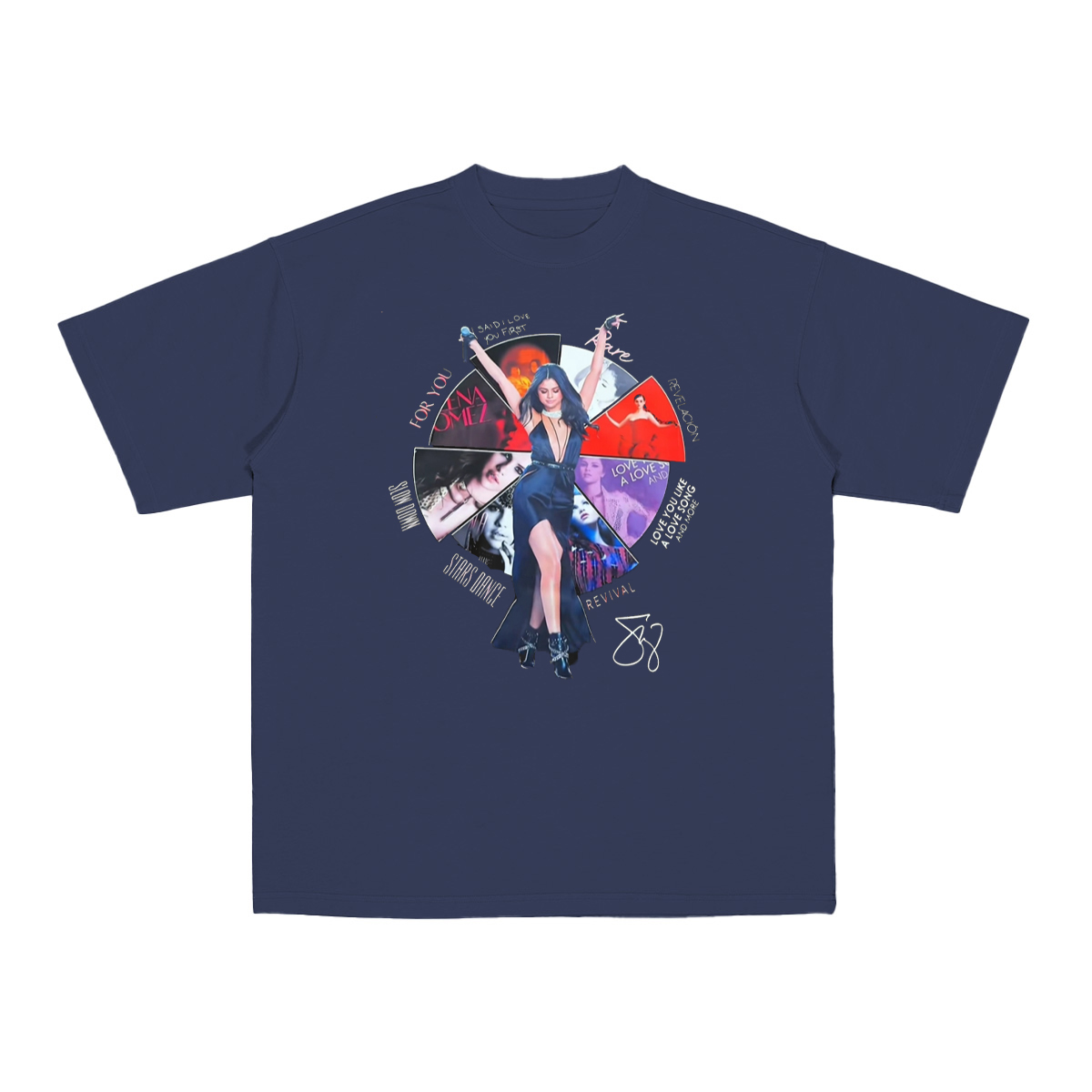 SELENAGOMEZ ALBUM  Cotton Unisex T-shirt