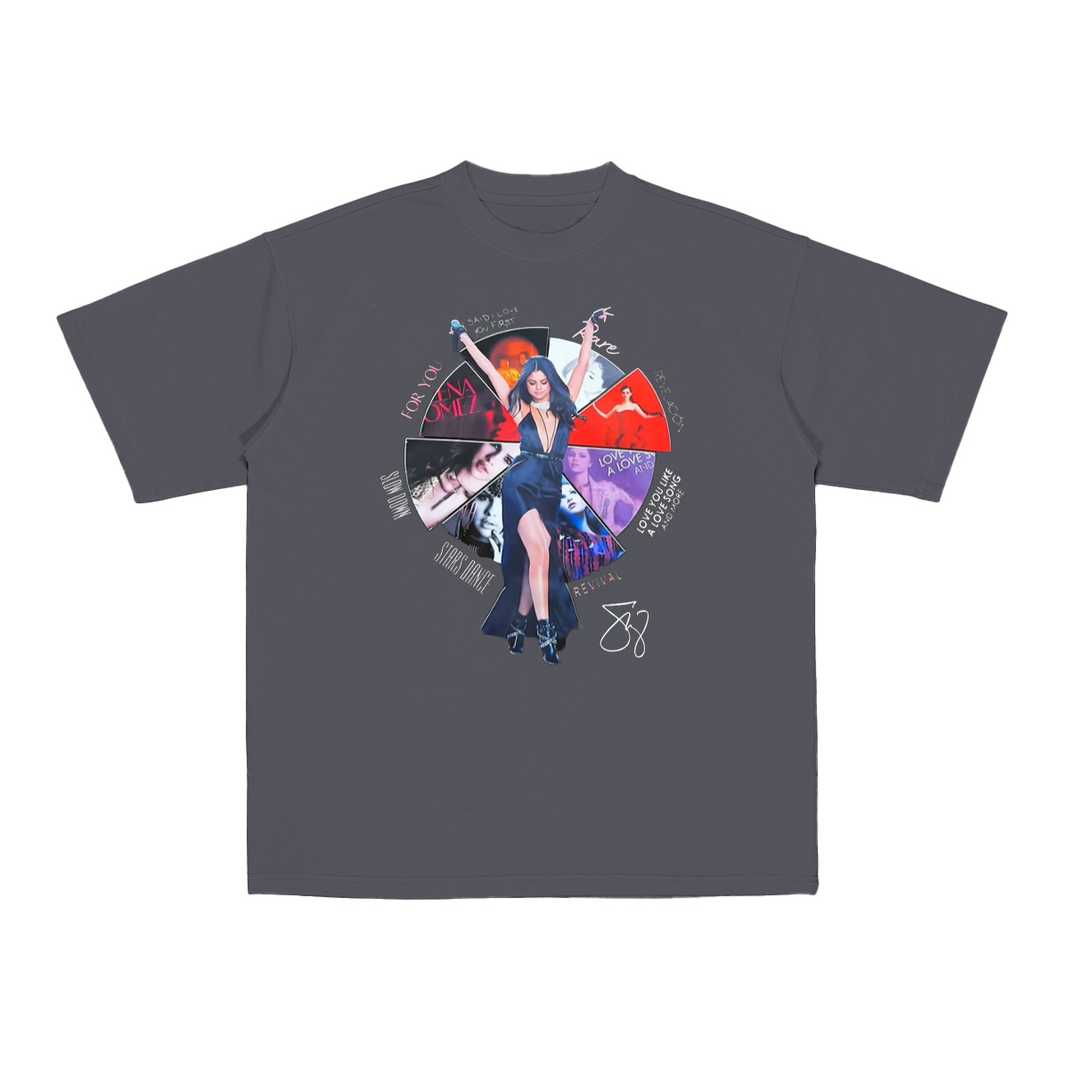 SELENAGOMEZ ALBUM  Cotton Unisex T-shirt