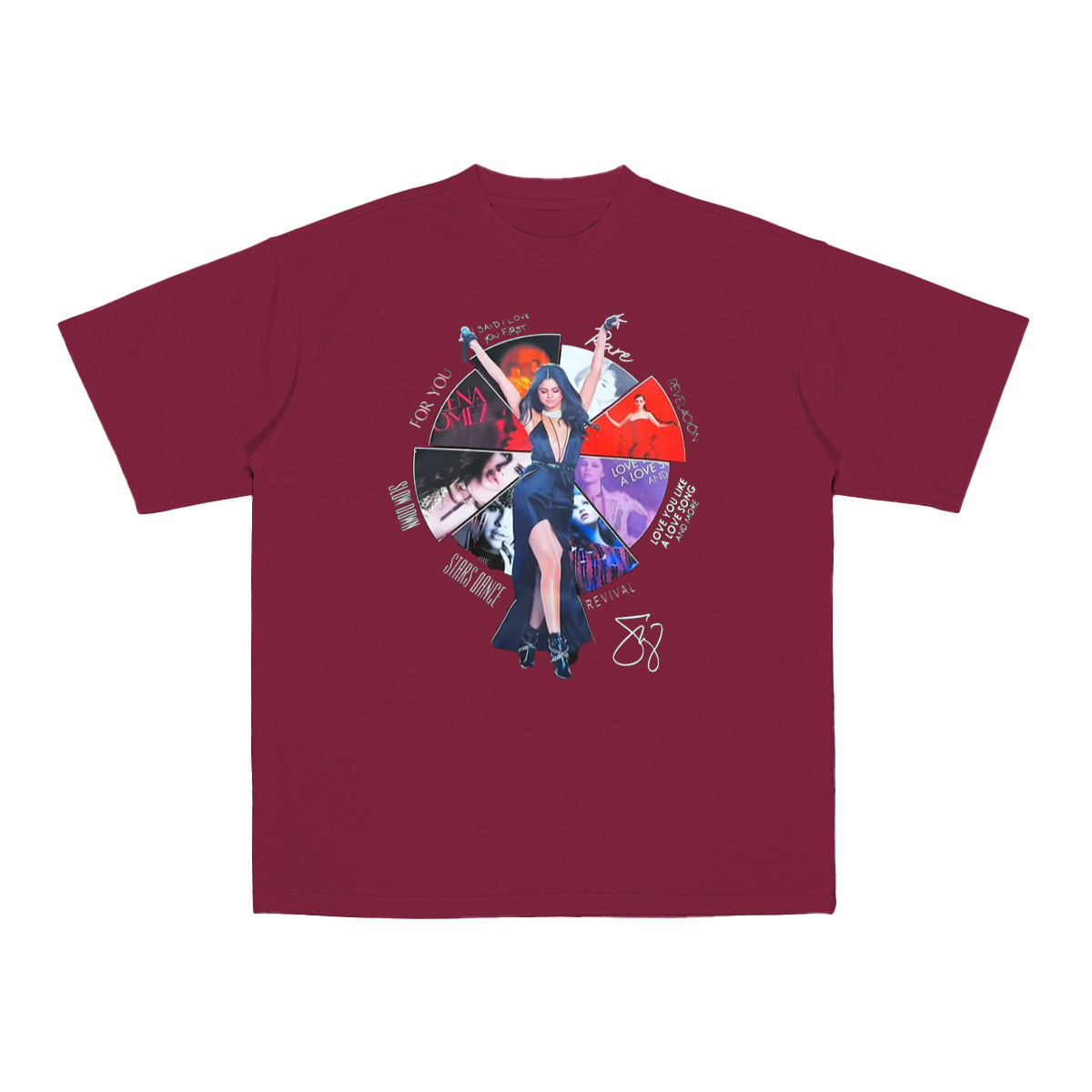 SELENAGOMEZ ALBUM  Cotton Unisex T-shirt