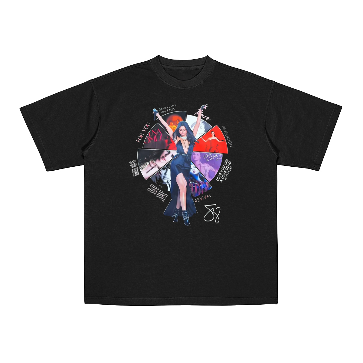 SELENAGOMEZ ALBUM  Cotton Unisex T-shirt