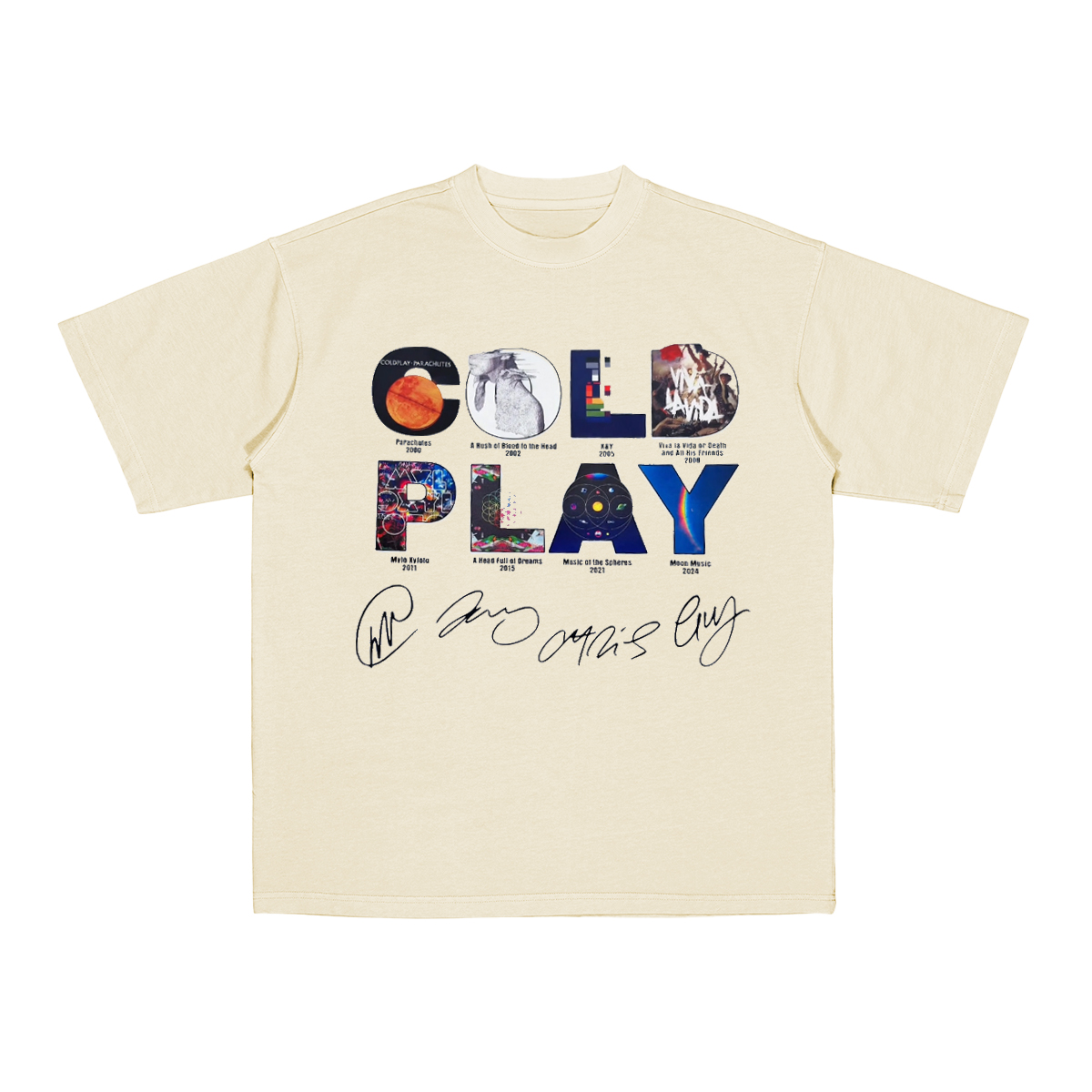 COLD PLAY Cotton Unisex T-shirt