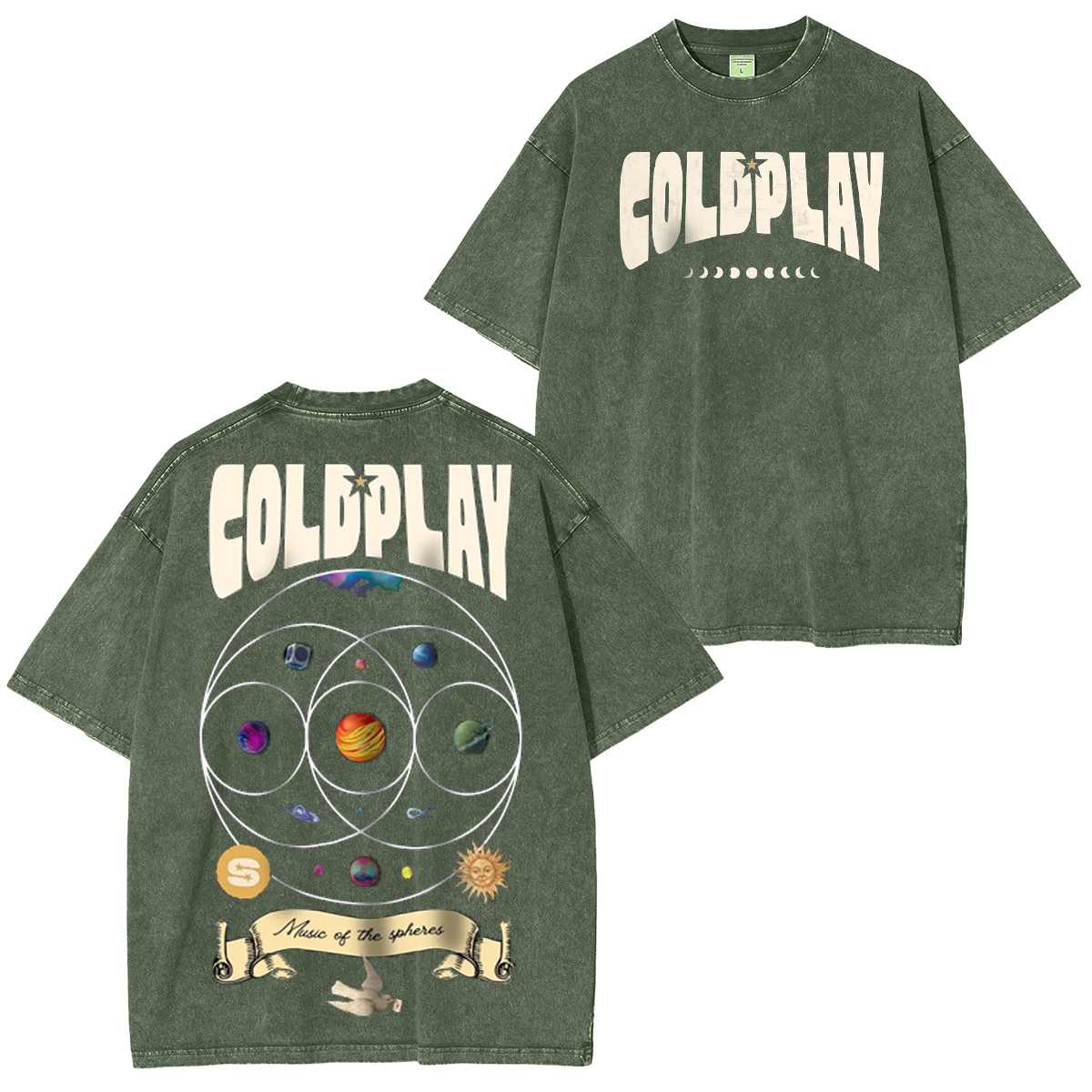 Cold Play Washed Unisex T-Shirt
