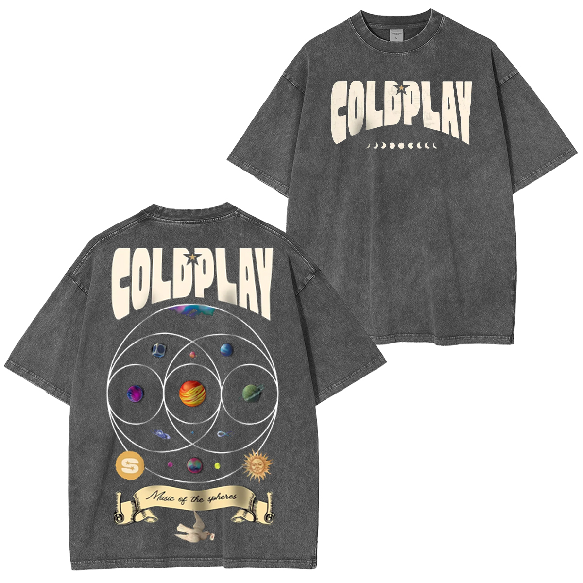 Cold Play Washed Unisex T-Shirt