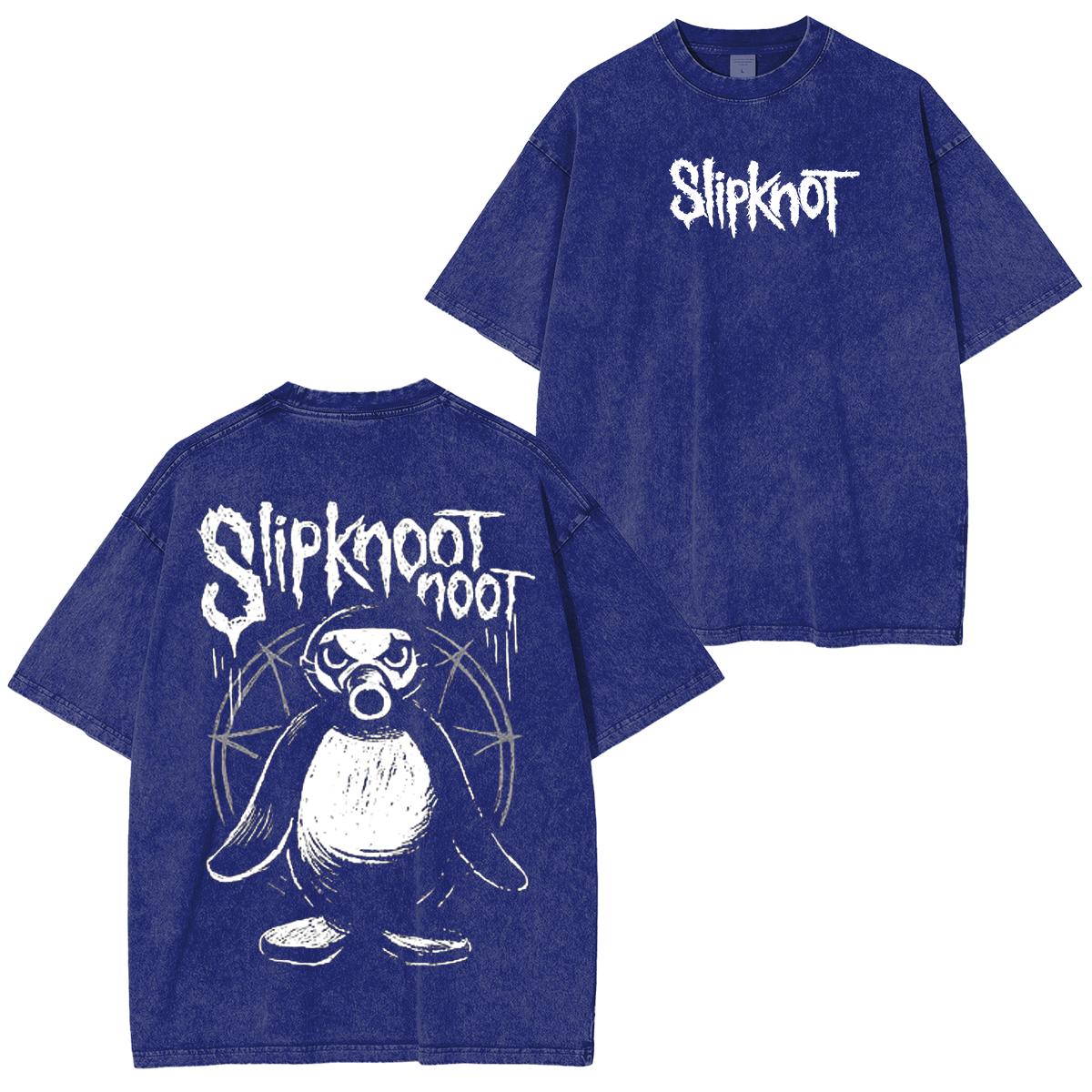 Slipknot Slipknoot noot penguin death metal goth hard rock Washed Unisex T-Shirt