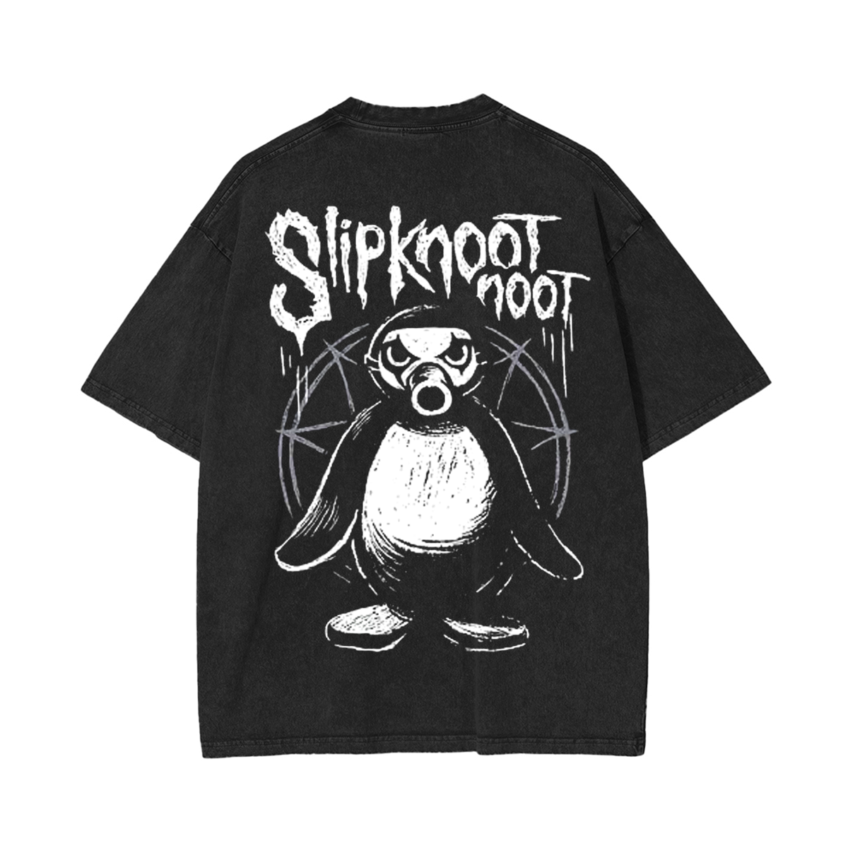 Slipknot Slipknoot noot penguin death metal goth hard rock Washed Unisex T-Shirt