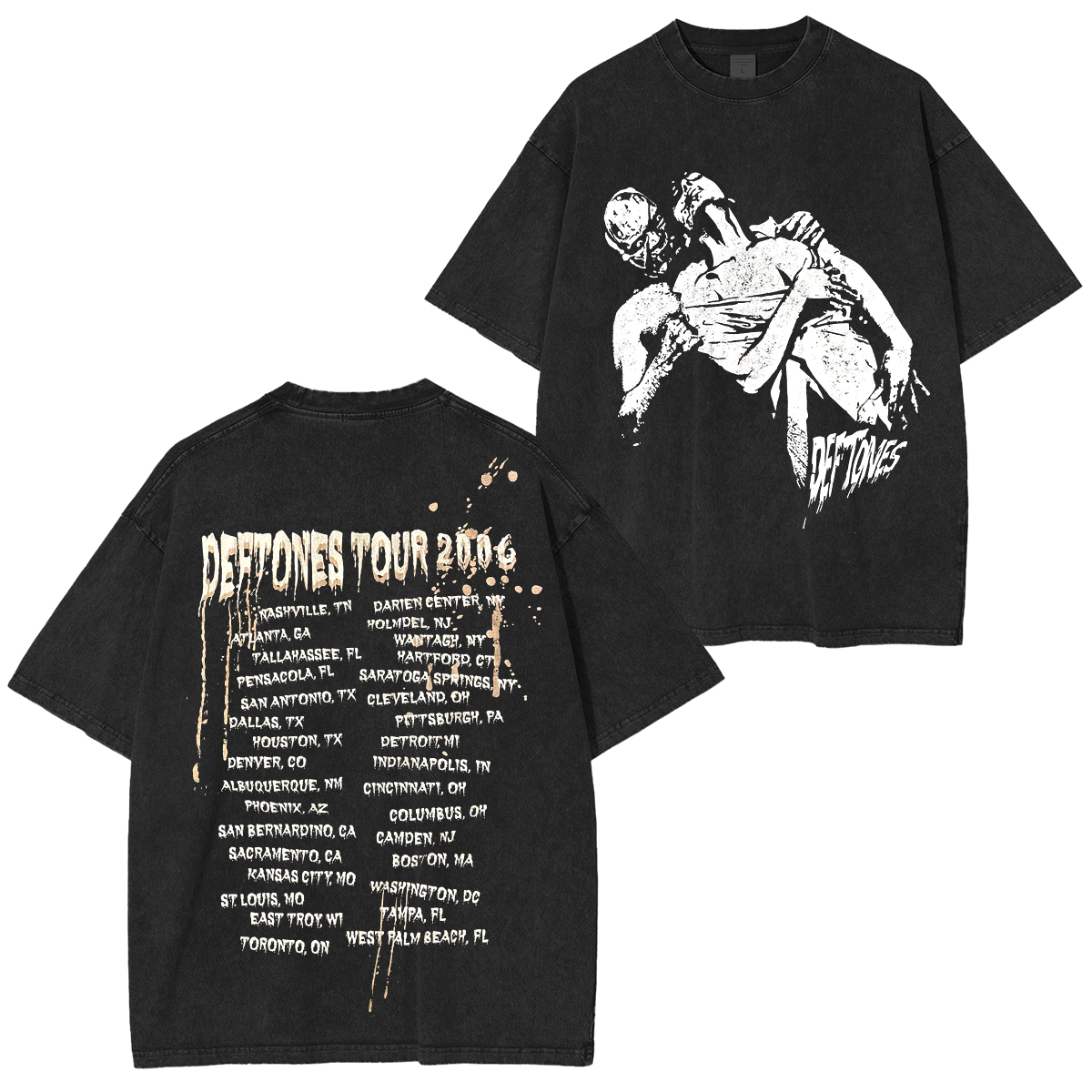 Vintage Deftones 2006 Tour Washed Unisex T-Shirt