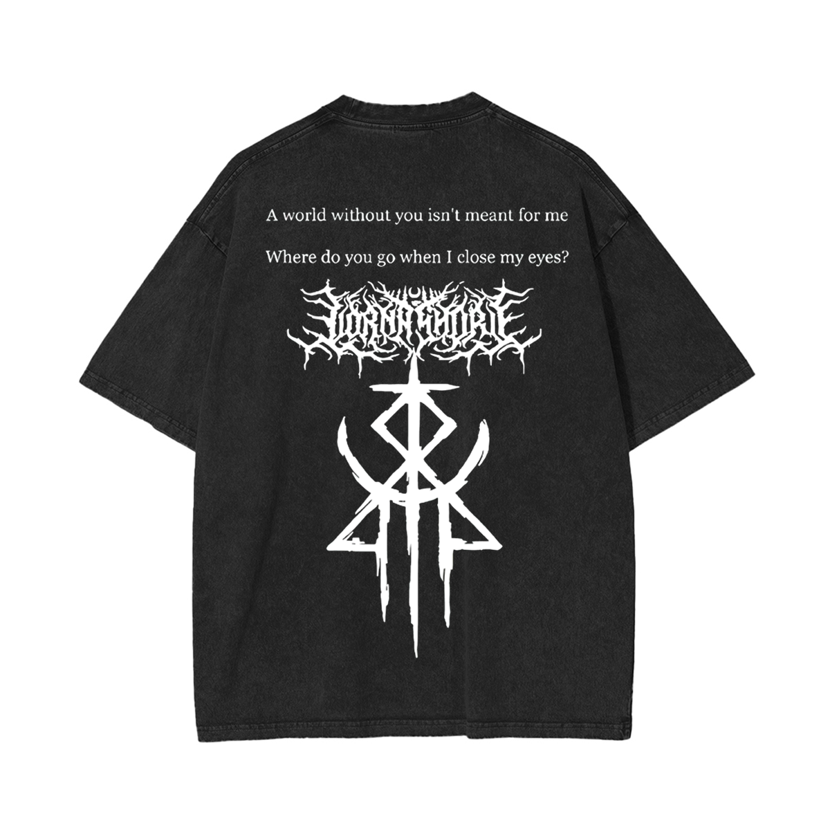 Dancing Like Flames,Lorna Shore Band Washed Unisex T-Shirt