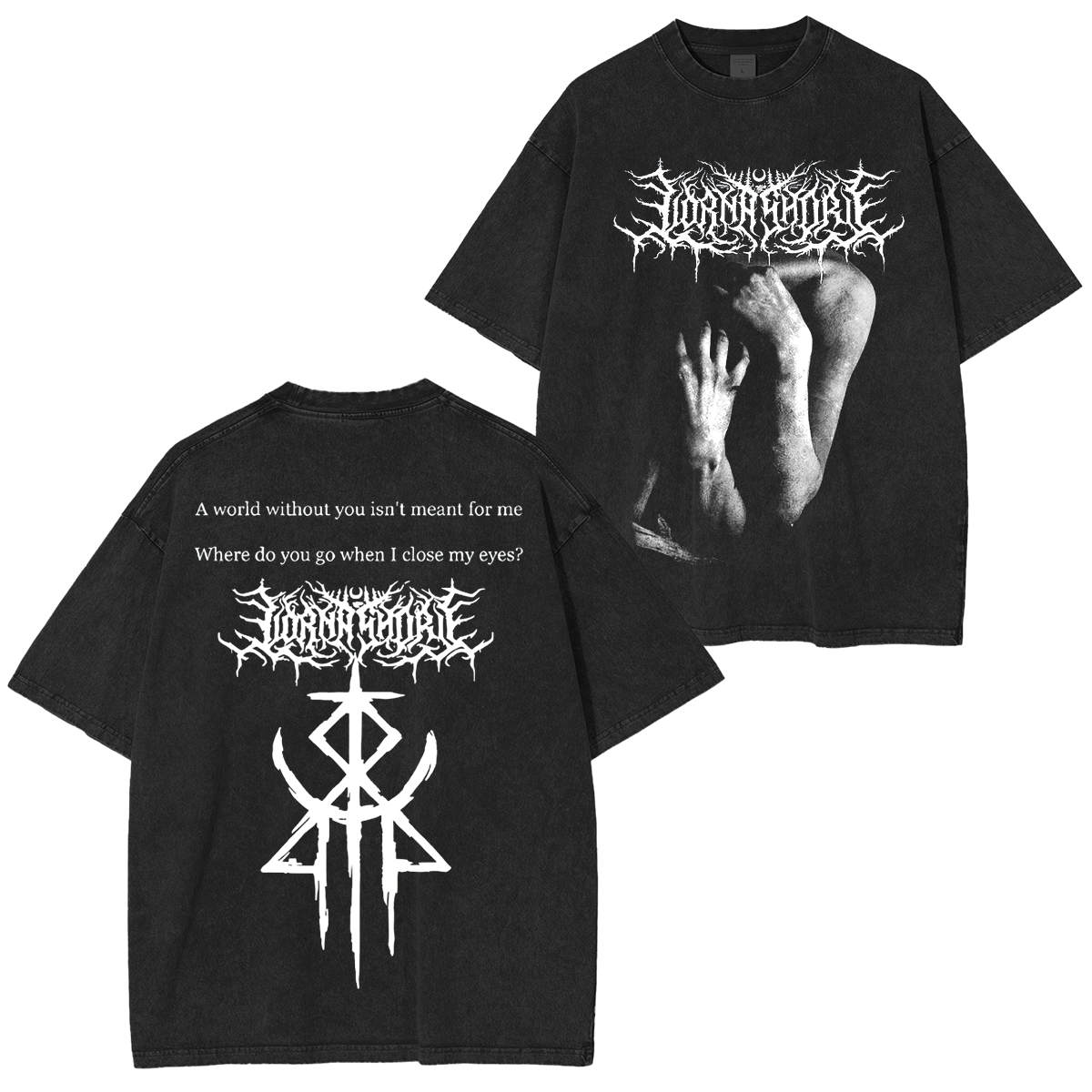 Dancing Like Flames,Lorna Shore Band Washed Unisex T-Shirt