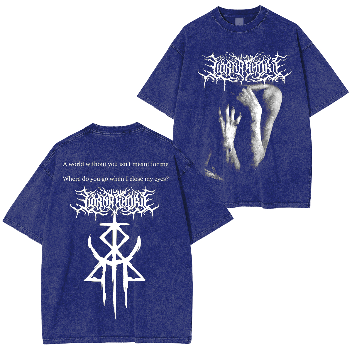 Dancing Like Flames,Lorna Shore Band Washed Unisex T-Shirt