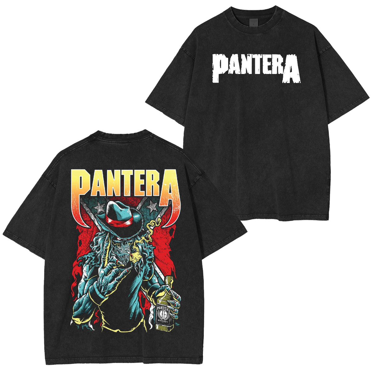 Pantera Rock Band Washed Unisex T-Shirt