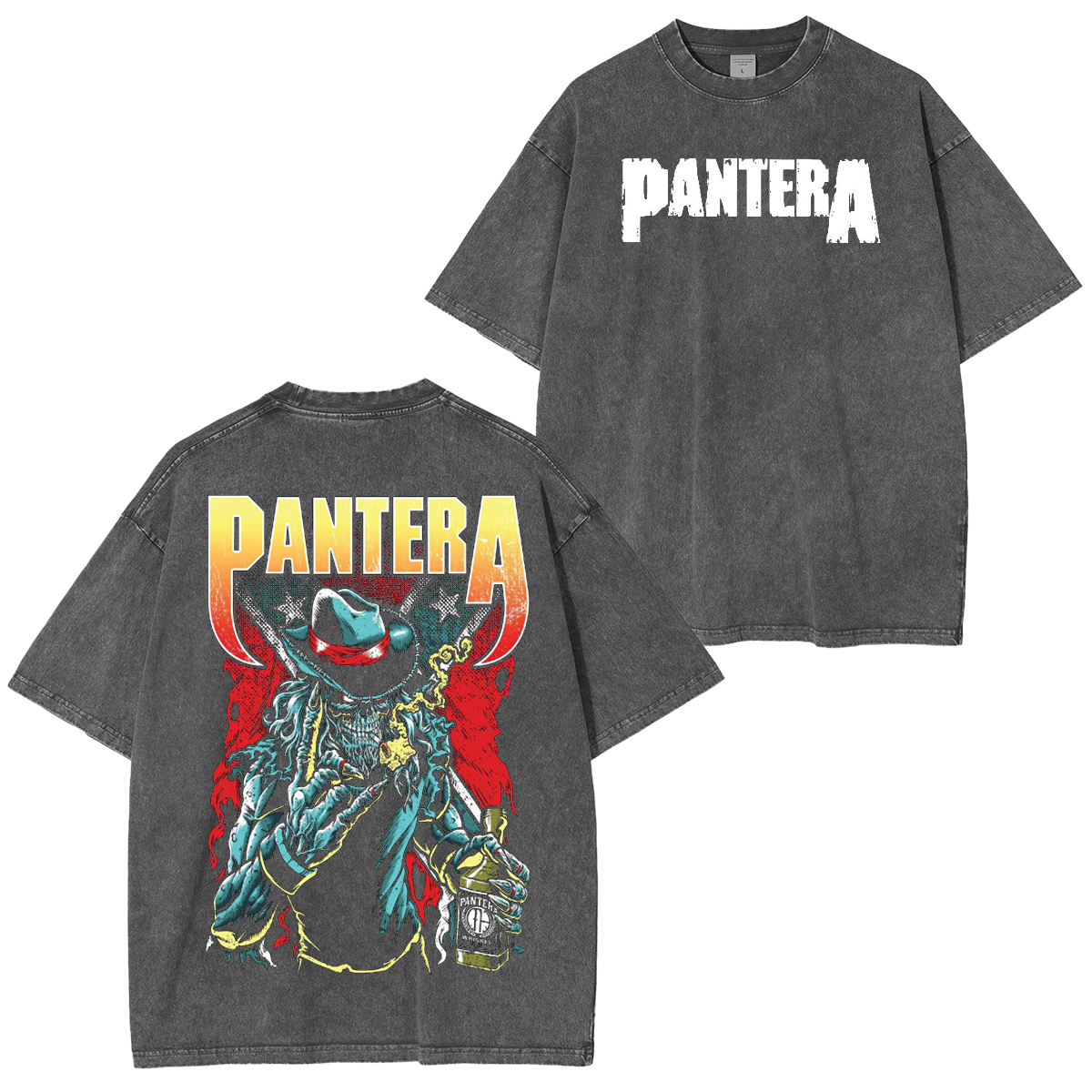 Pantera Rock Band Washed Unisex T-Shirt
