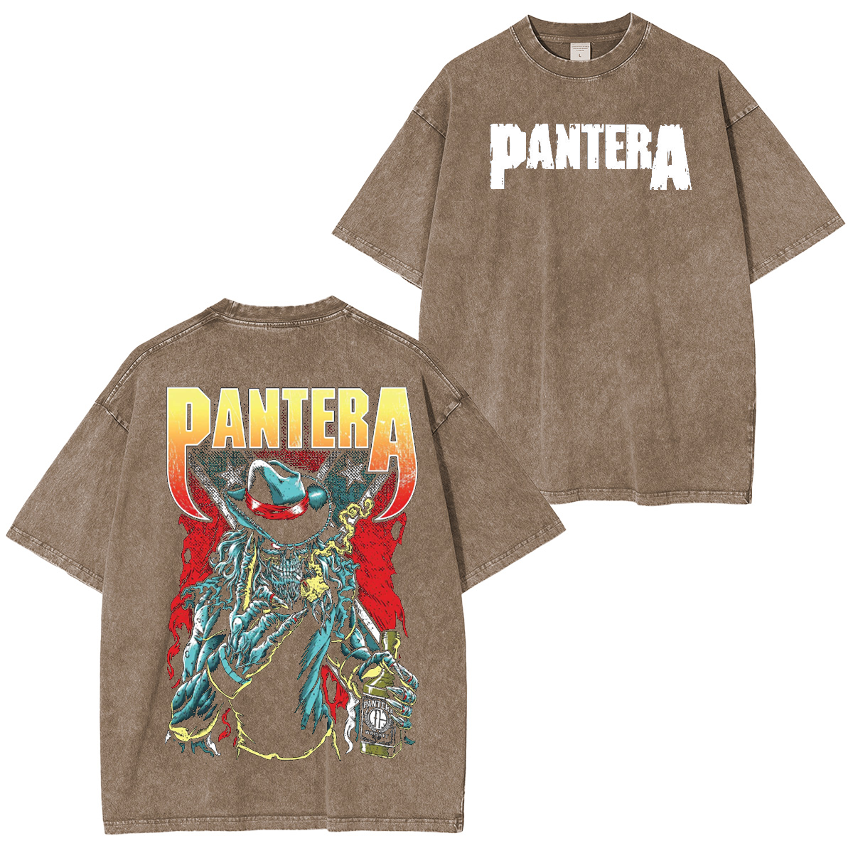 Pantera Rock Band Washed Unisex T-Shirt