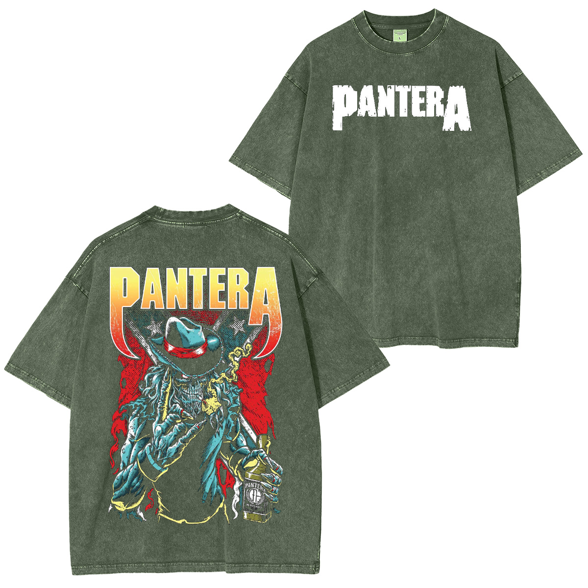 Pantera Rock Band Washed Unisex T-Shirt
