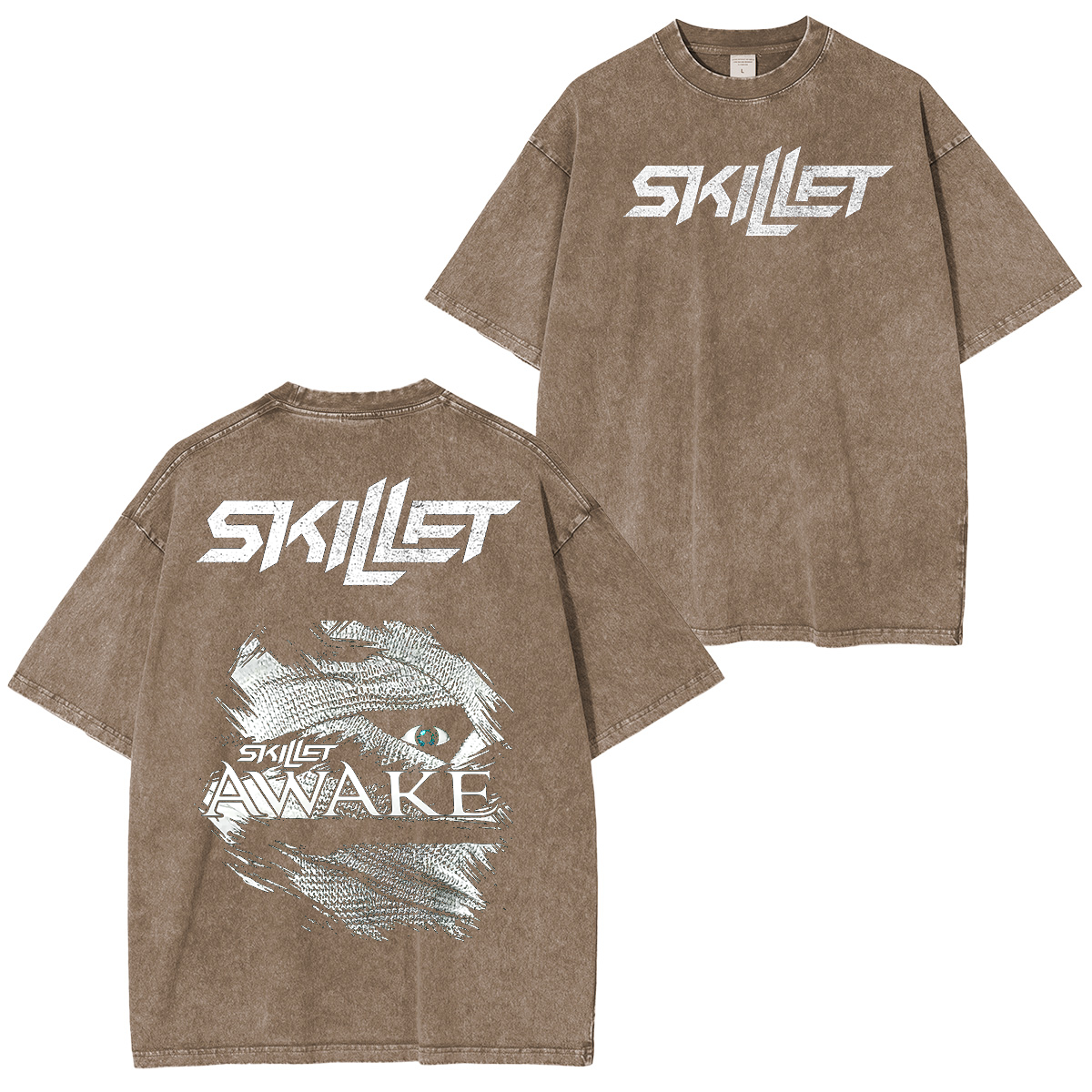 Skillet Awake Band  Washed Unisex T-Shirt