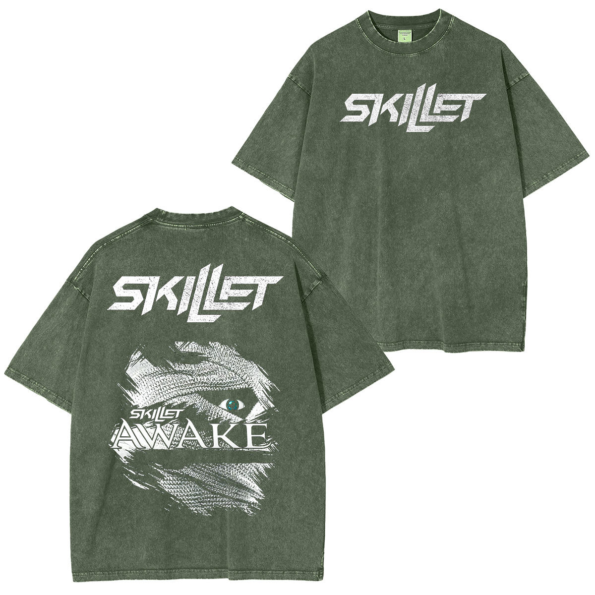 Skillet Awake Band  Washed Unisex T-Shirt