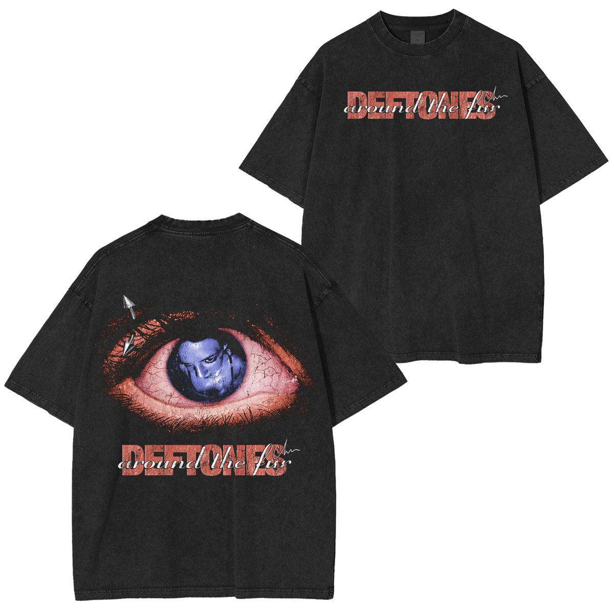 Deftones,Around the Fur Washed Unisex T-Shirt