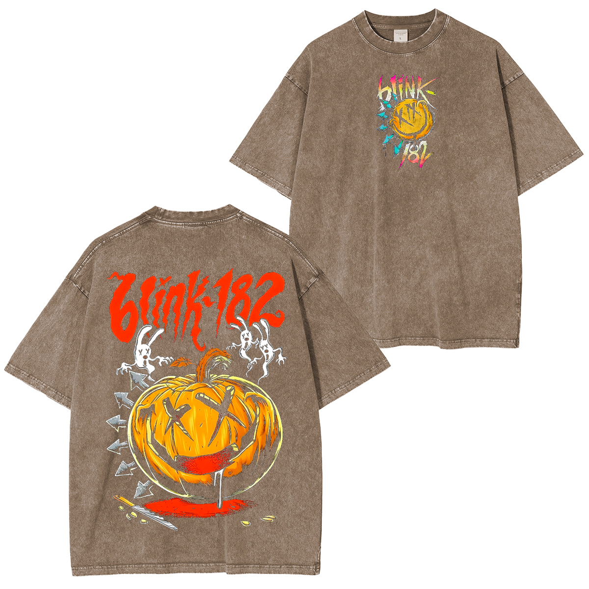 Blink 182  Halloween Washed Unisex T-Shirt