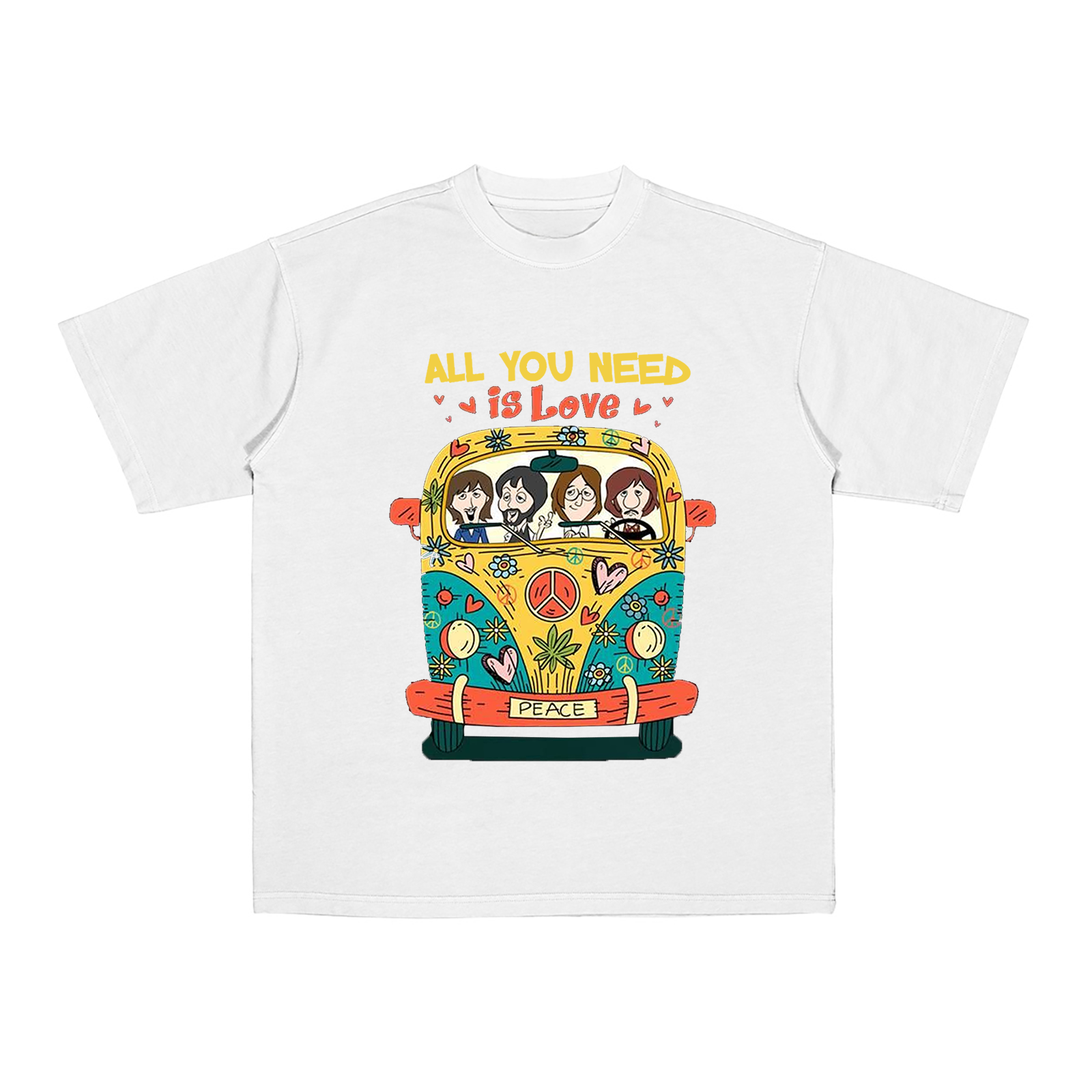 ALL YOU NEED is Love,The Beatles Cotton Unisex T-shirt