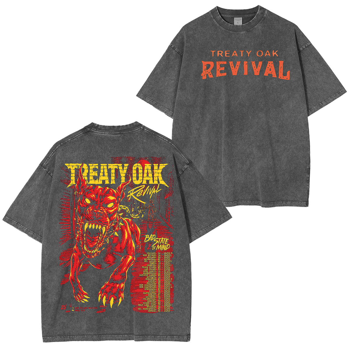 Treaty Oak Revival Band Washed Unisex T-Shirt