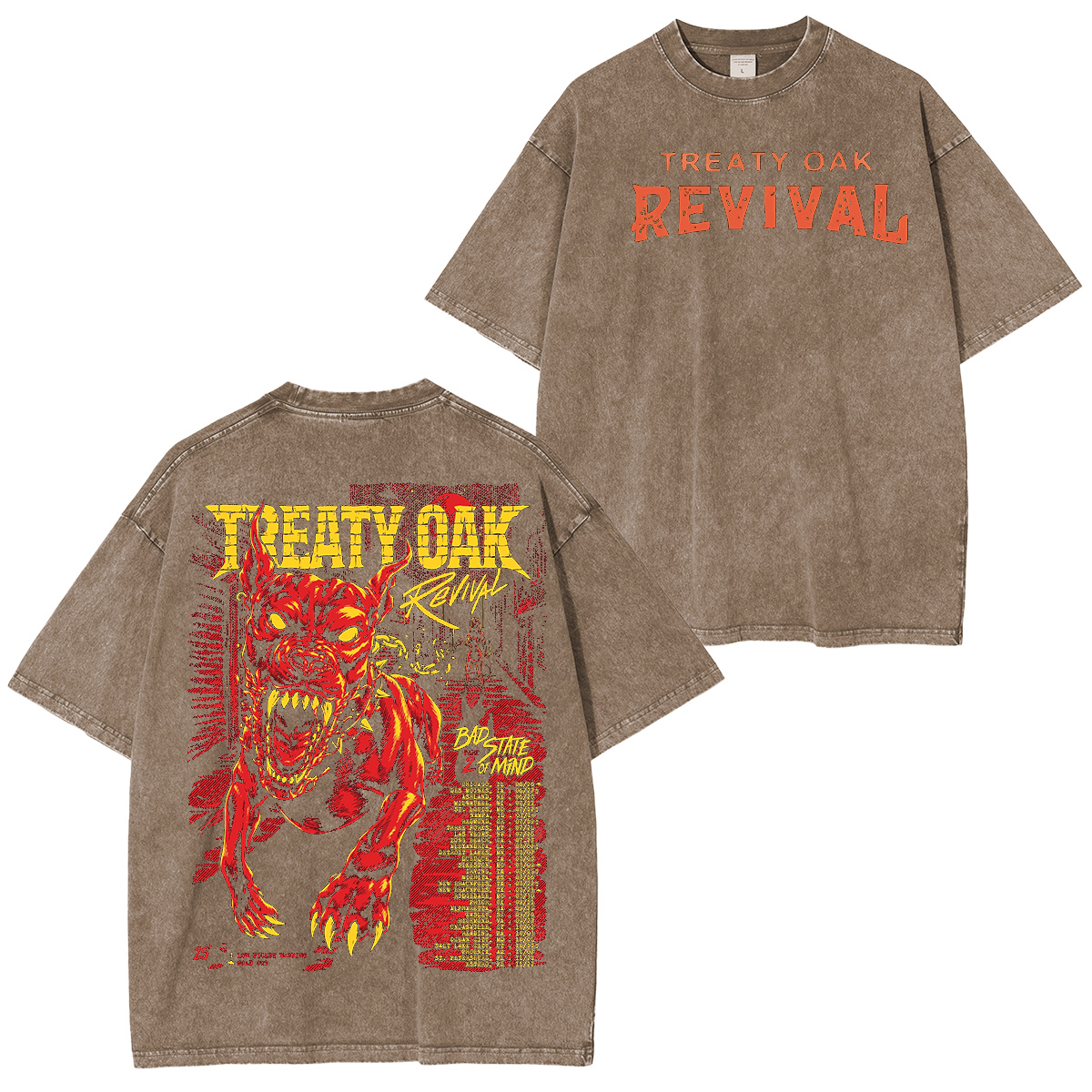 Treaty Oak Revival Band Washed Unisex T-Shirt
