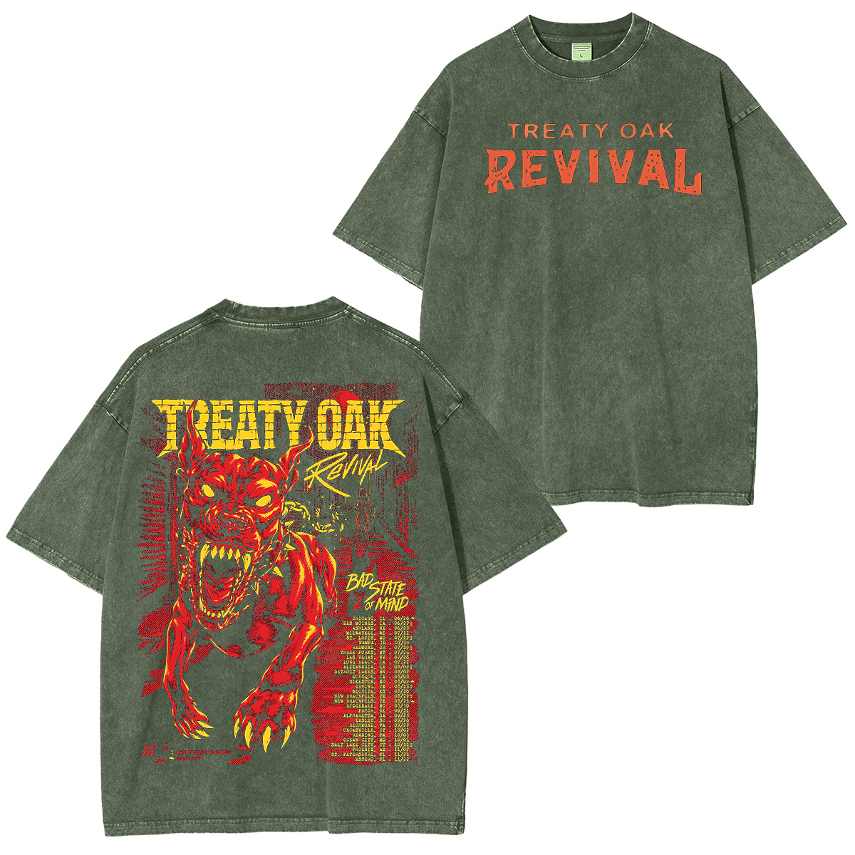 Treaty Oak Revival Band Washed Unisex T-Shirt