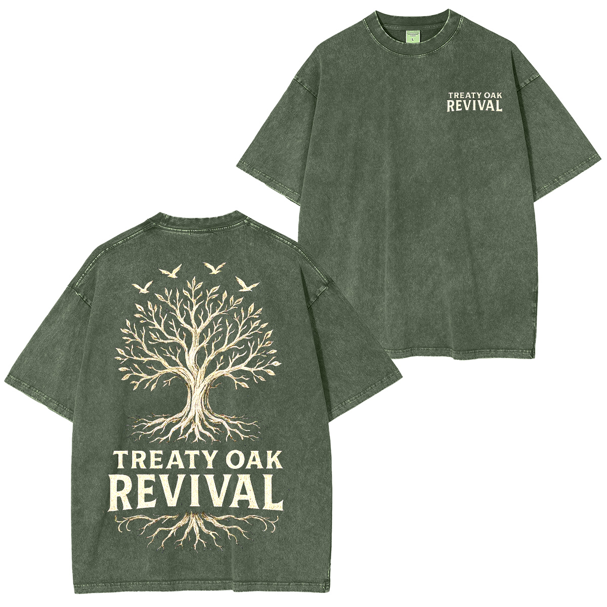 Treaty Oak Revival Band Washed Unisex T-Shirt