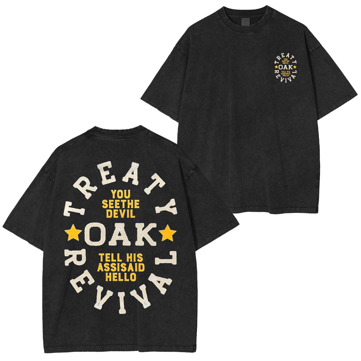 Treaty Oak Revival Band,Country Rock Band  Washed Unisex T-Shirt