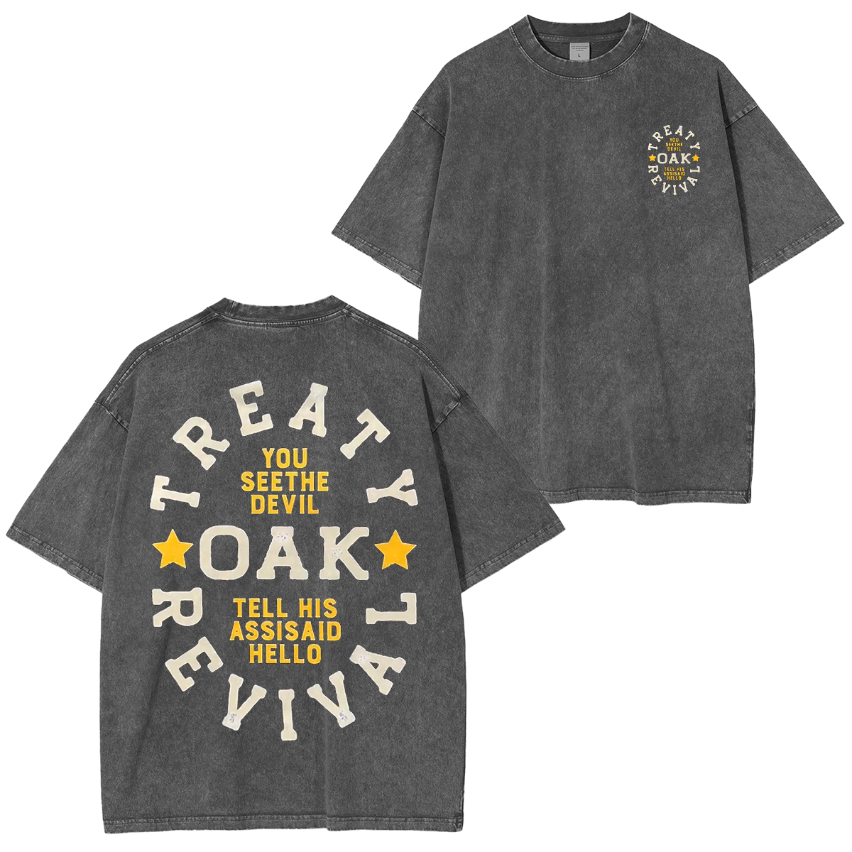 Treaty Oak Revival Band,Country Rock Band  Washed Unisex T-Shirt