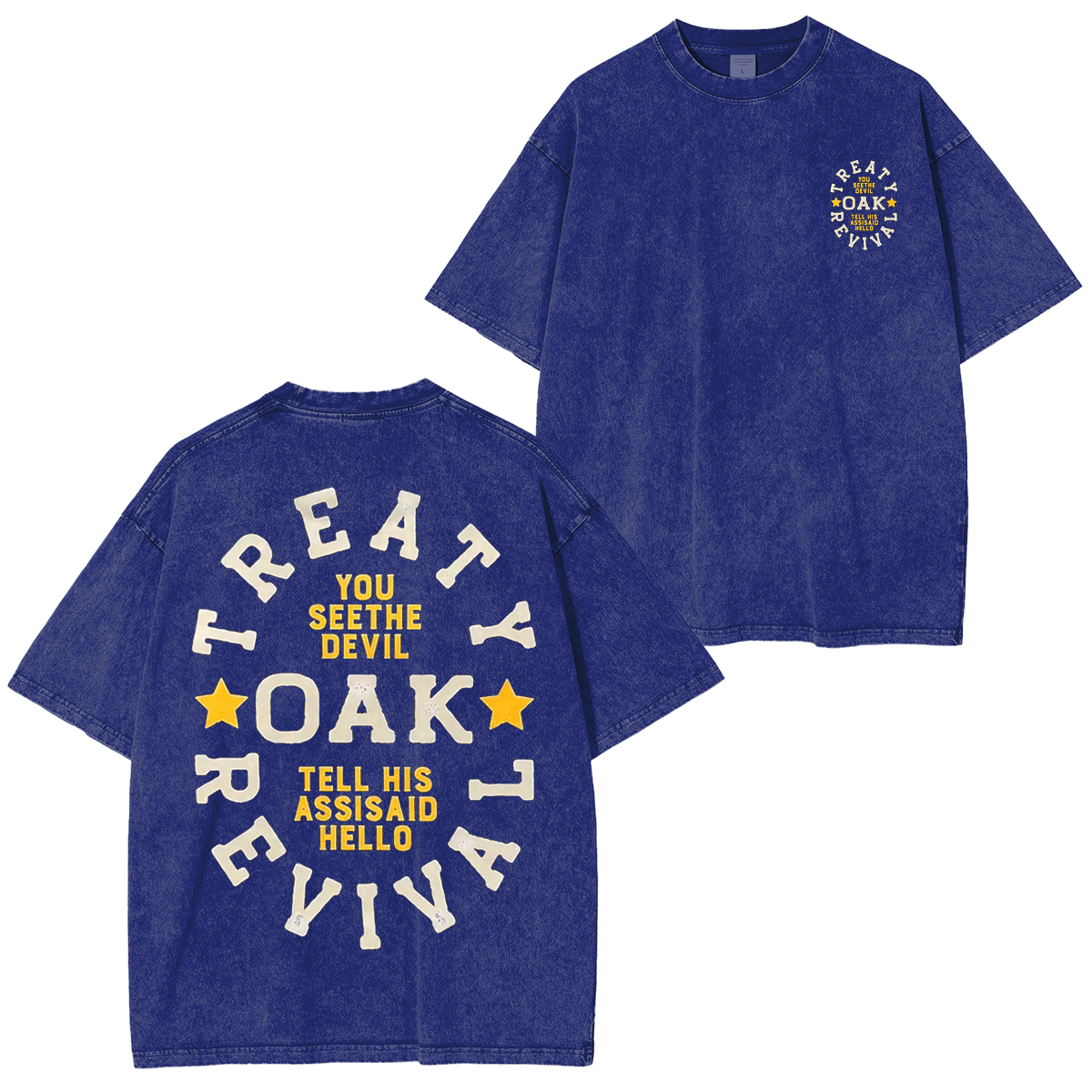 Treaty Oak Revival Band,Country Rock Band  Washed Unisex T-Shirt