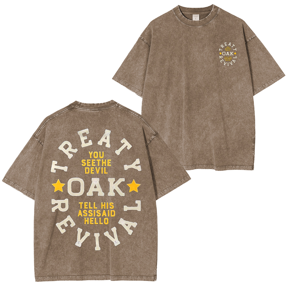 Treaty Oak Revival Band,Country Rock Band  Washed Unisex T-Shirt