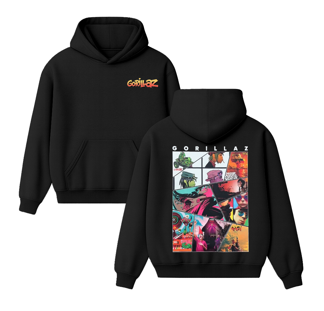 Gorillaz, Rock Music Unisex Hoodie