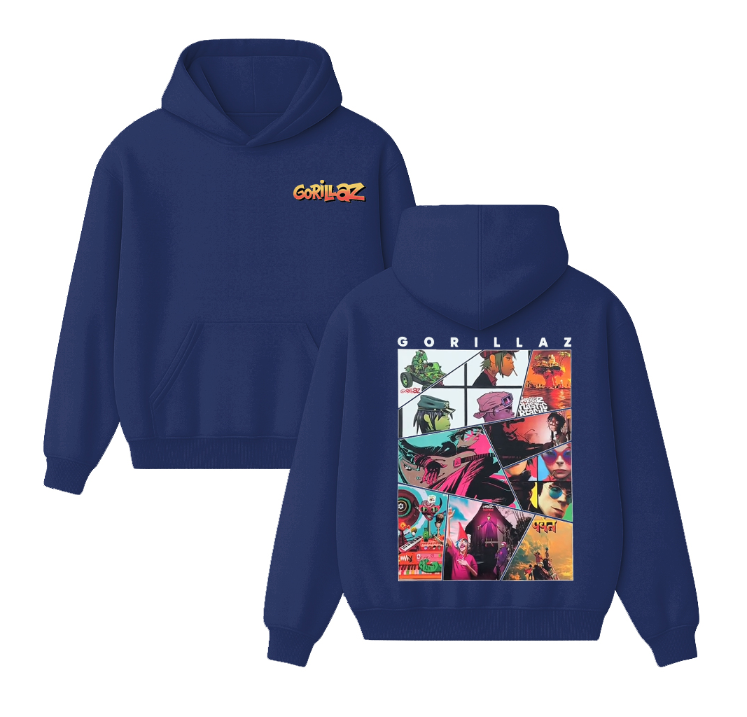 Gorillaz, Rock Music Unisex Hoodie