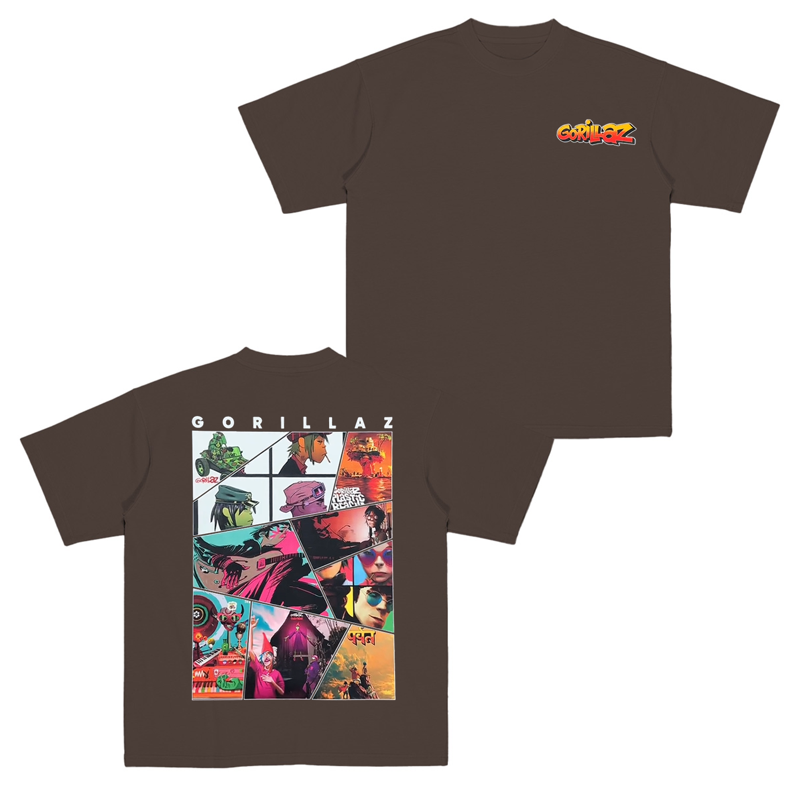 Gorillaz, Rock Music Cotton Unisex T-shirt