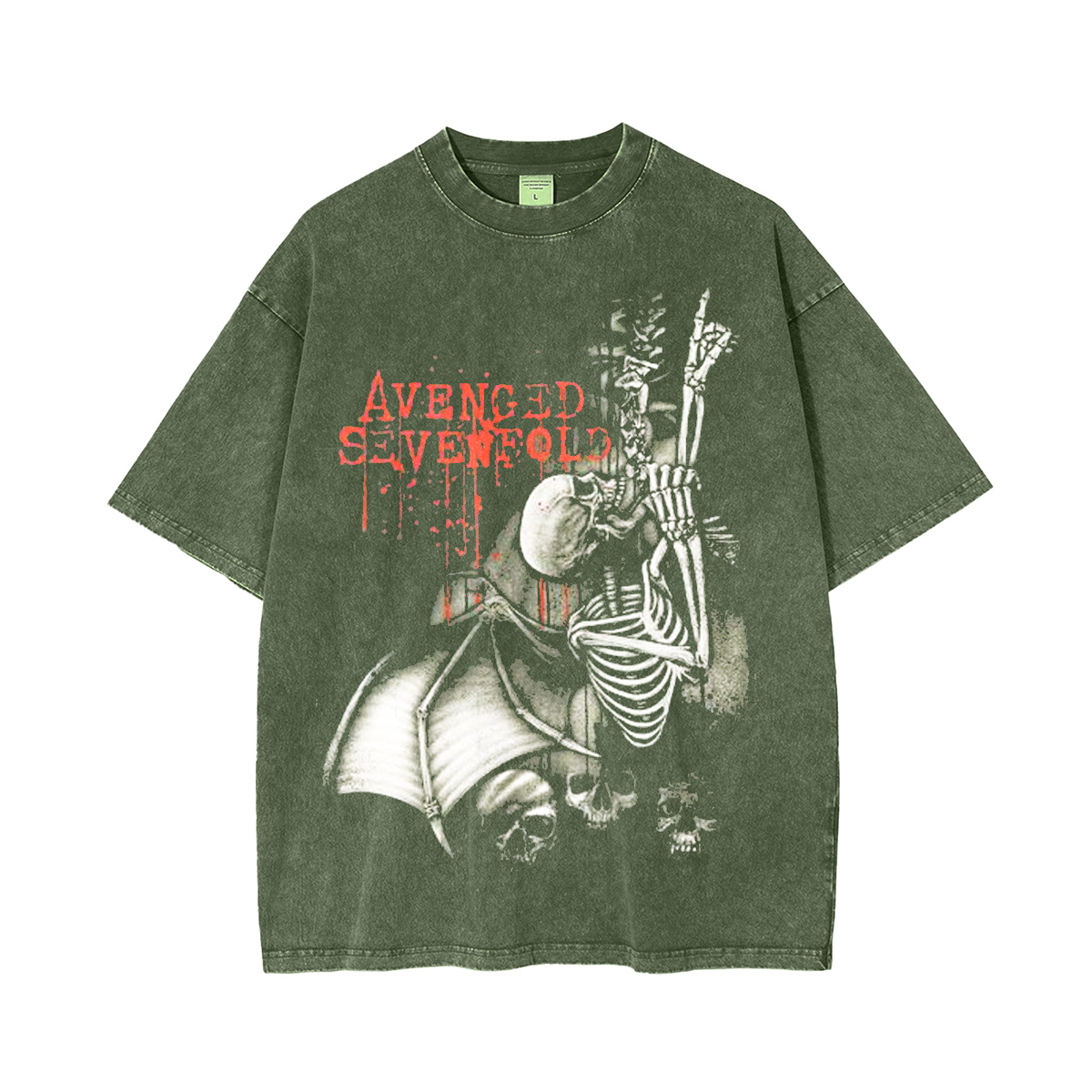 Avenged Sevenfold Band  Washed Unisex T-Shirt