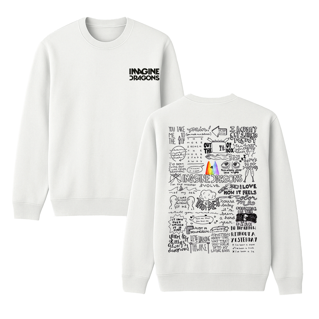 Imagine Dragons Fans Unisex Cotton Creneck Sweatshirt
